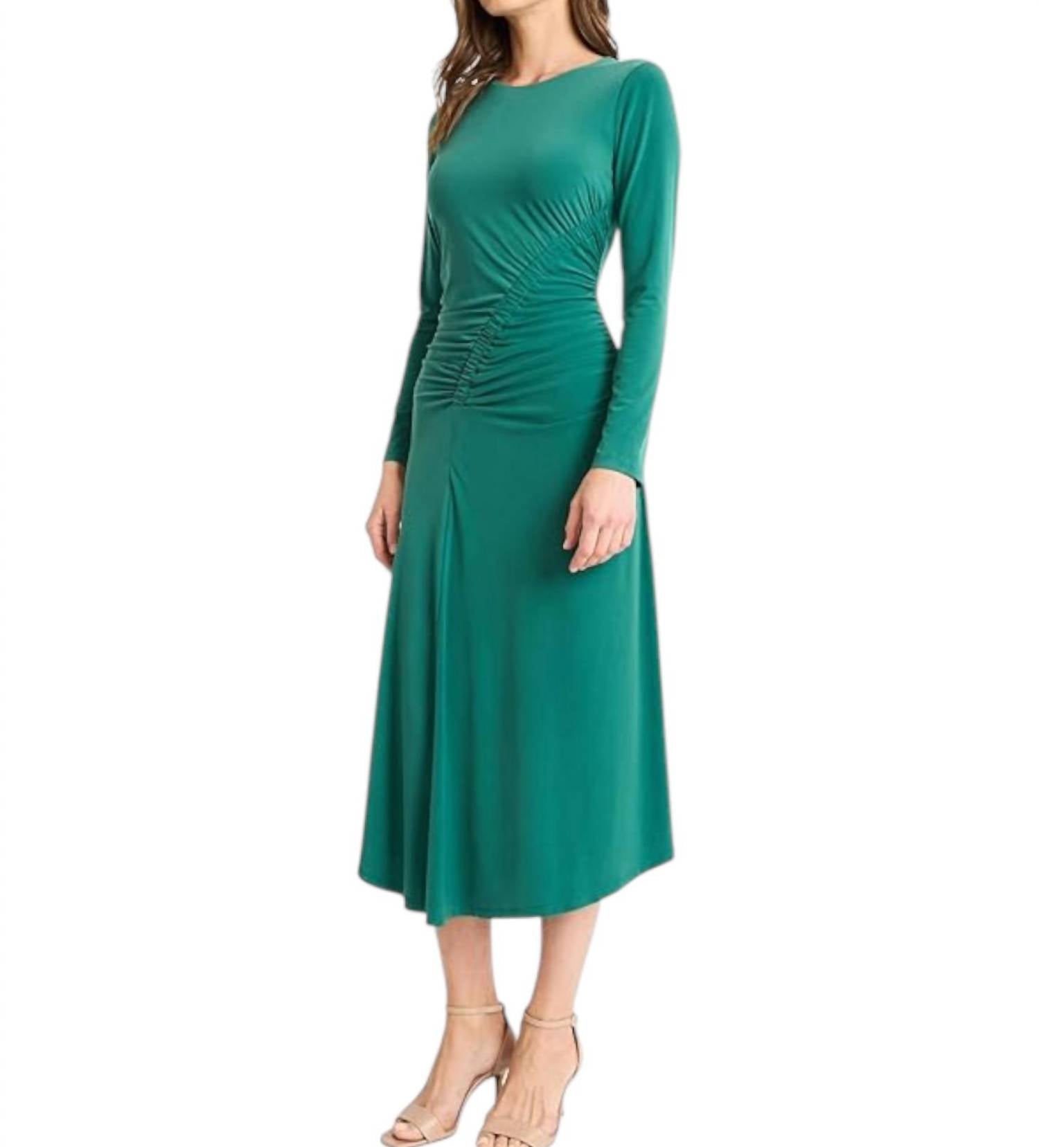 Maggy London - Asymmetric Gathered Dress
