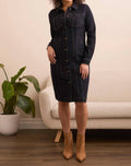 Tribal - Super Stretch Denim Hourglass Dress
