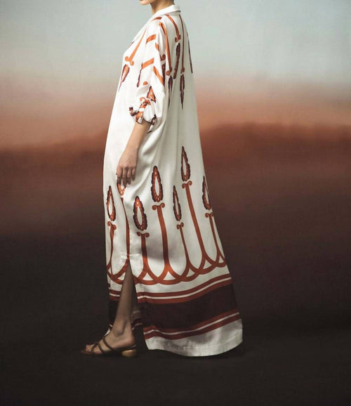 Andres Otalora - Alma Pura Printed Tunic Maxi Dress