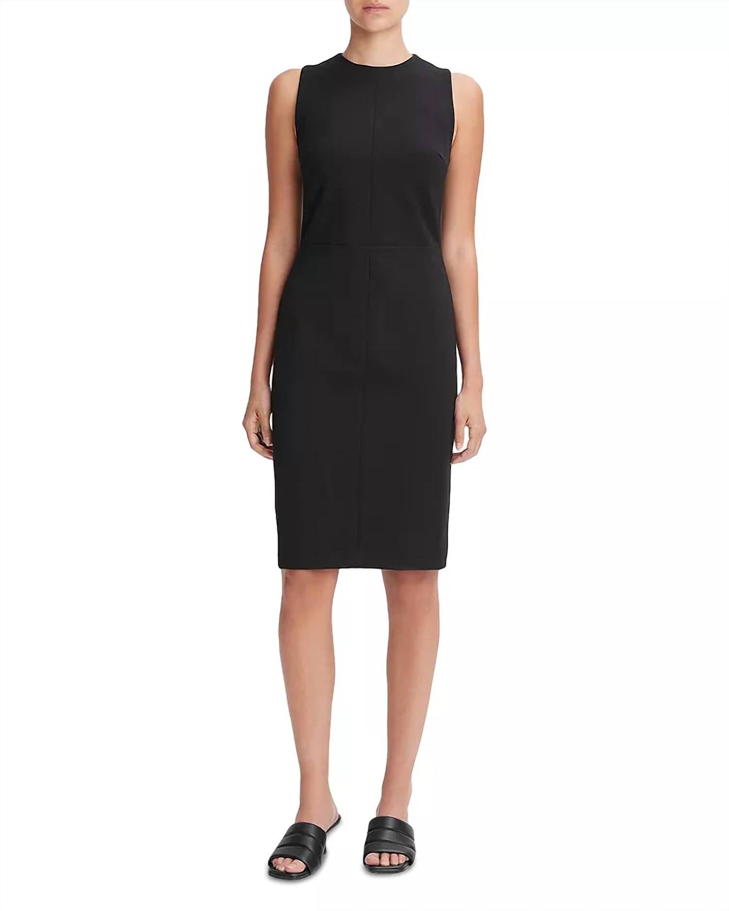 Vince - Seamed Sheath Midi Dress