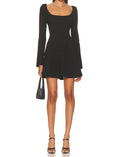 A.L.C. - Heidi Combo Fit And Flare Mini Dress