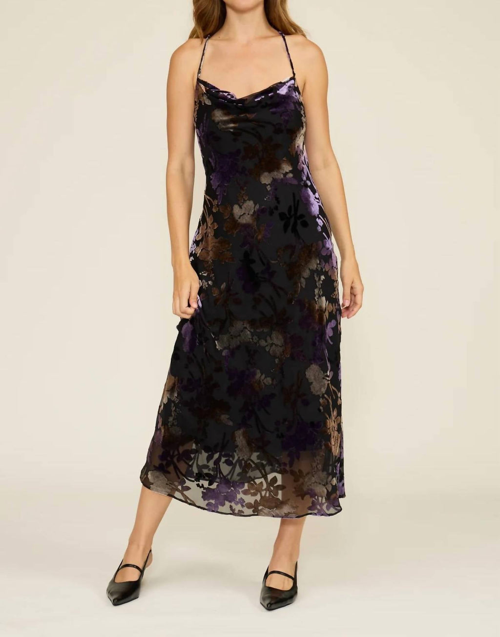 Lucy Paris - Floral Wisteria Maxi Dress