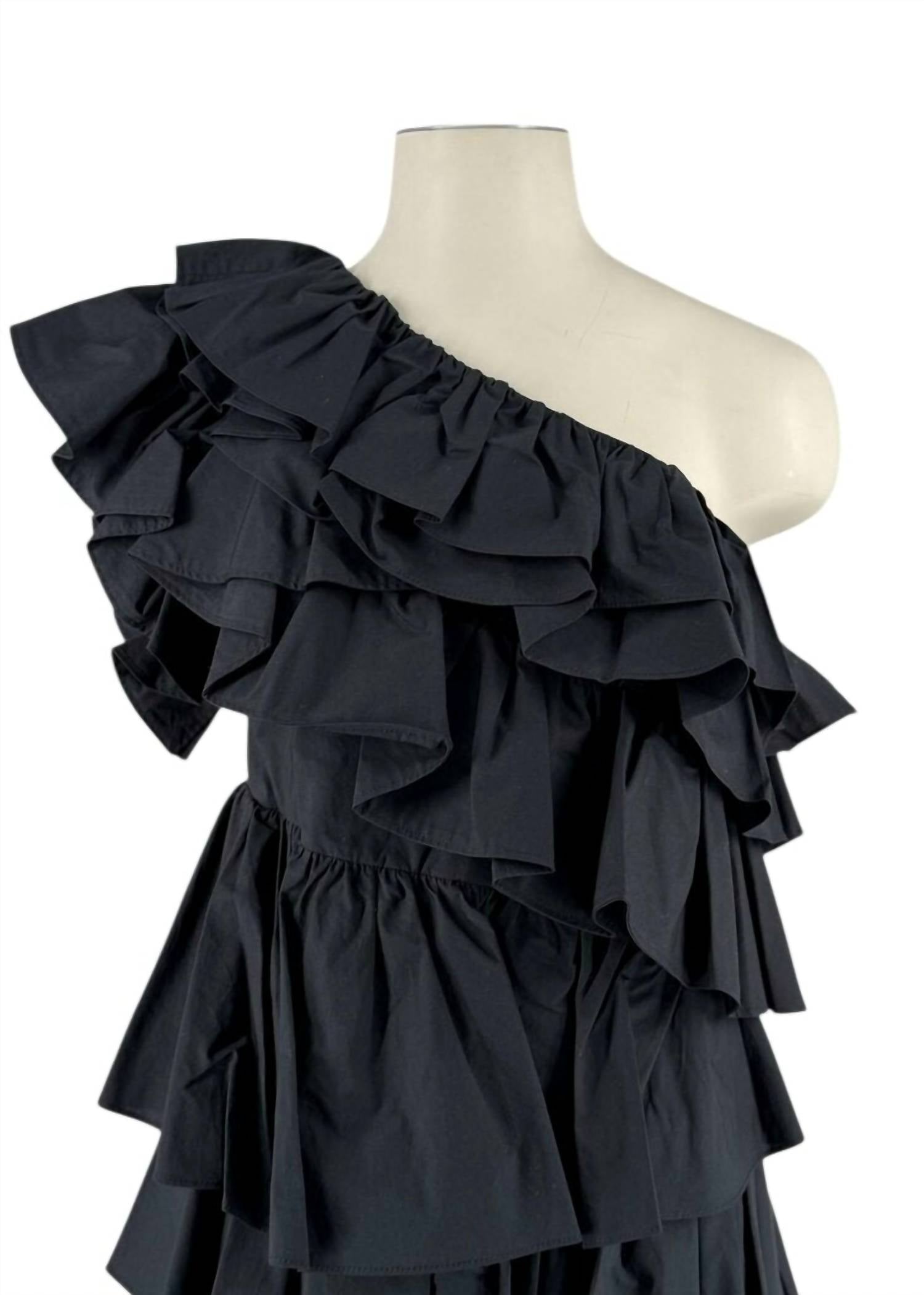 Ulla Johnson - Naomi One-shoulder Ruffle Mini Dress
