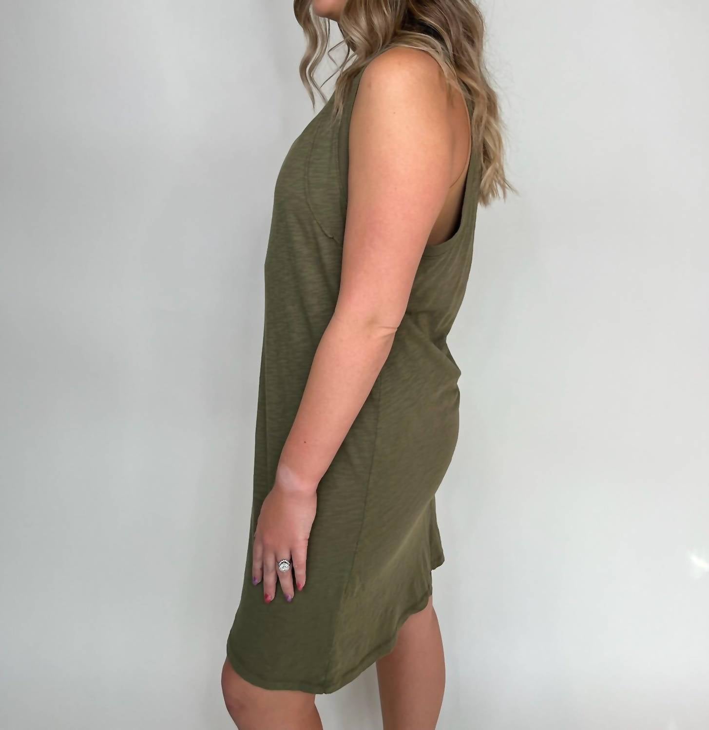 Bobi - Raglan Seamed Tank Dress