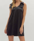 Entro - E Bow Shoulder Mini Dress