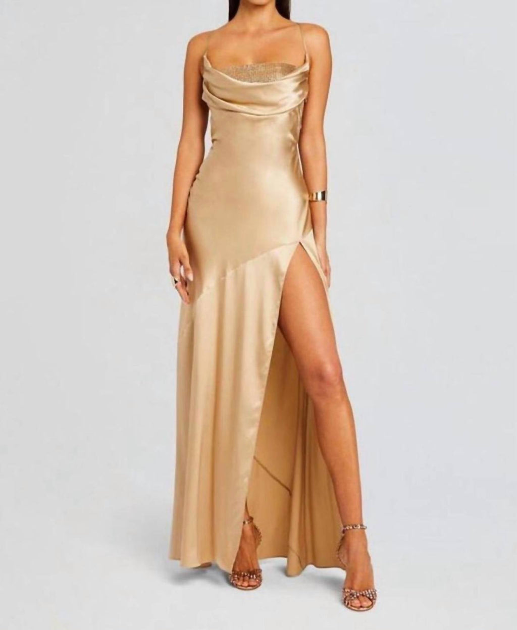 Retrofete - Emery Crystal Sequin Embellished Maxi Dress