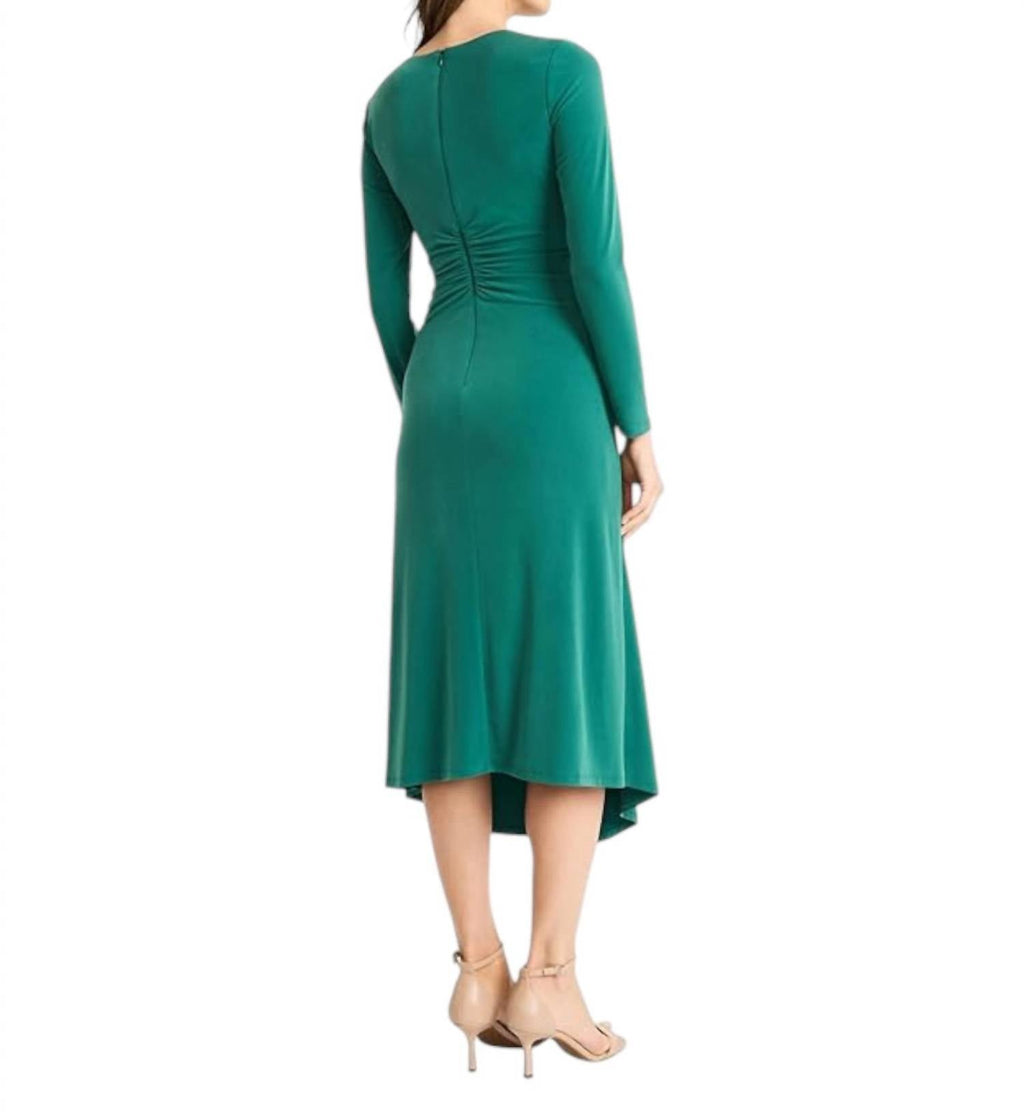 Maggy London - Asymmetric Gathered Dress