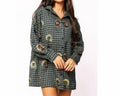 Queen Of Sparkles - Scattered Turkey Button Up Dress