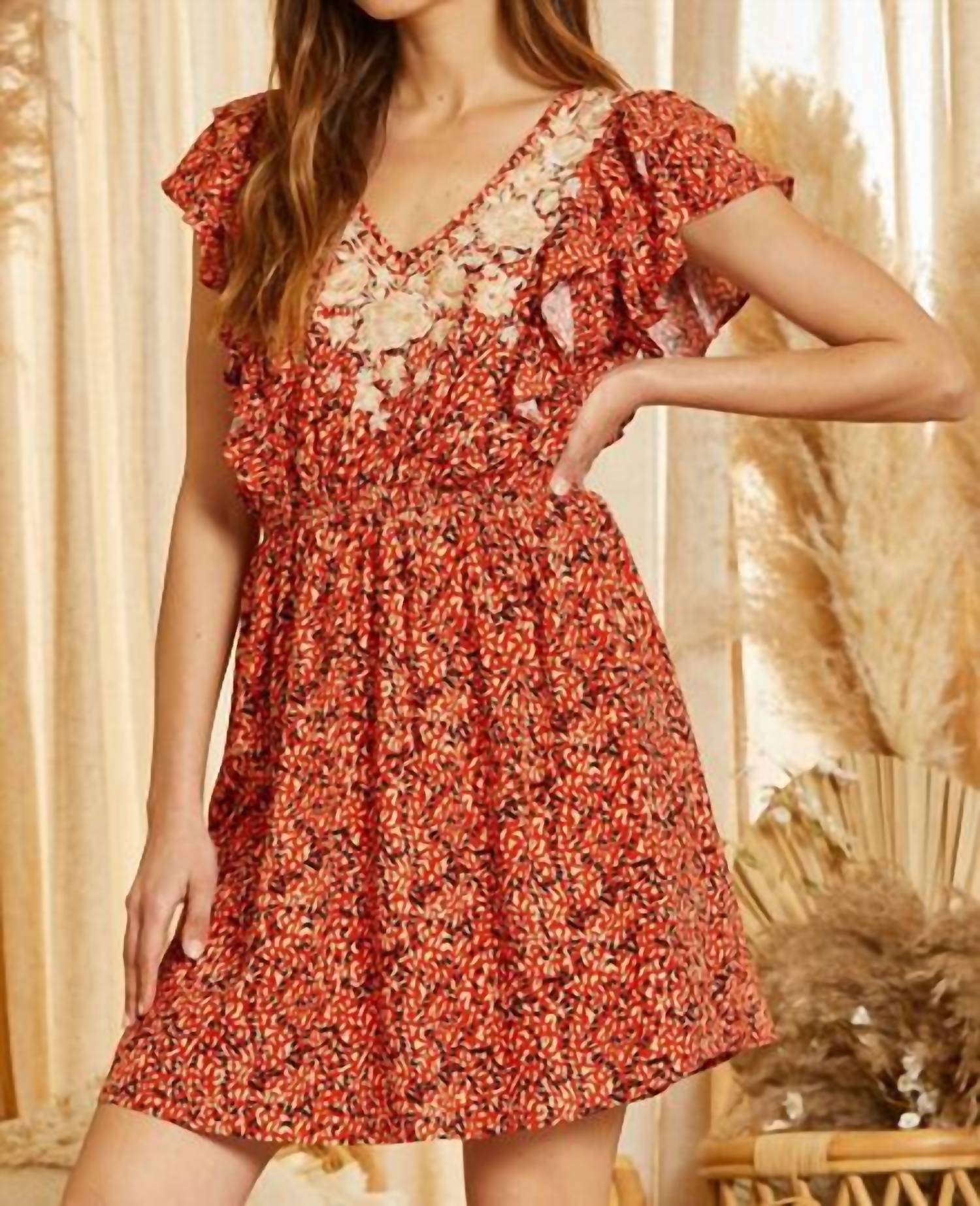 Andree By Unit - Autumn Confetti Mini Dress