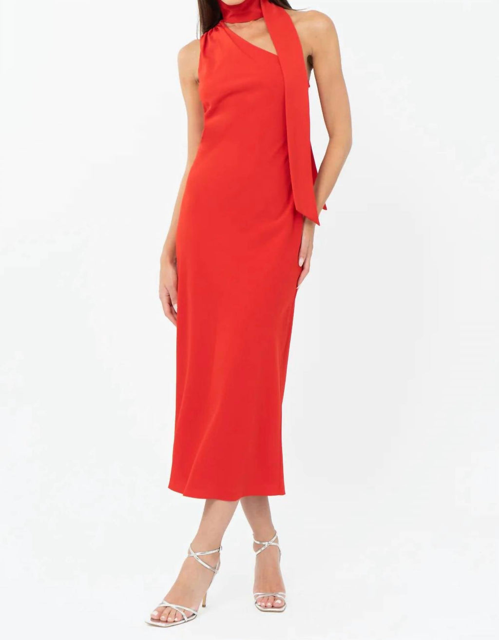 Adelyn Rae - Women's Saffron Halter Midi Dress