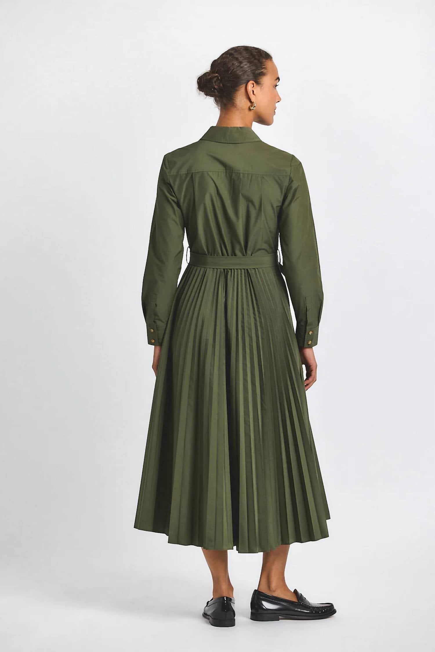 Derek Lam 10 Crosby - Kenza Pleated Shirt Dress