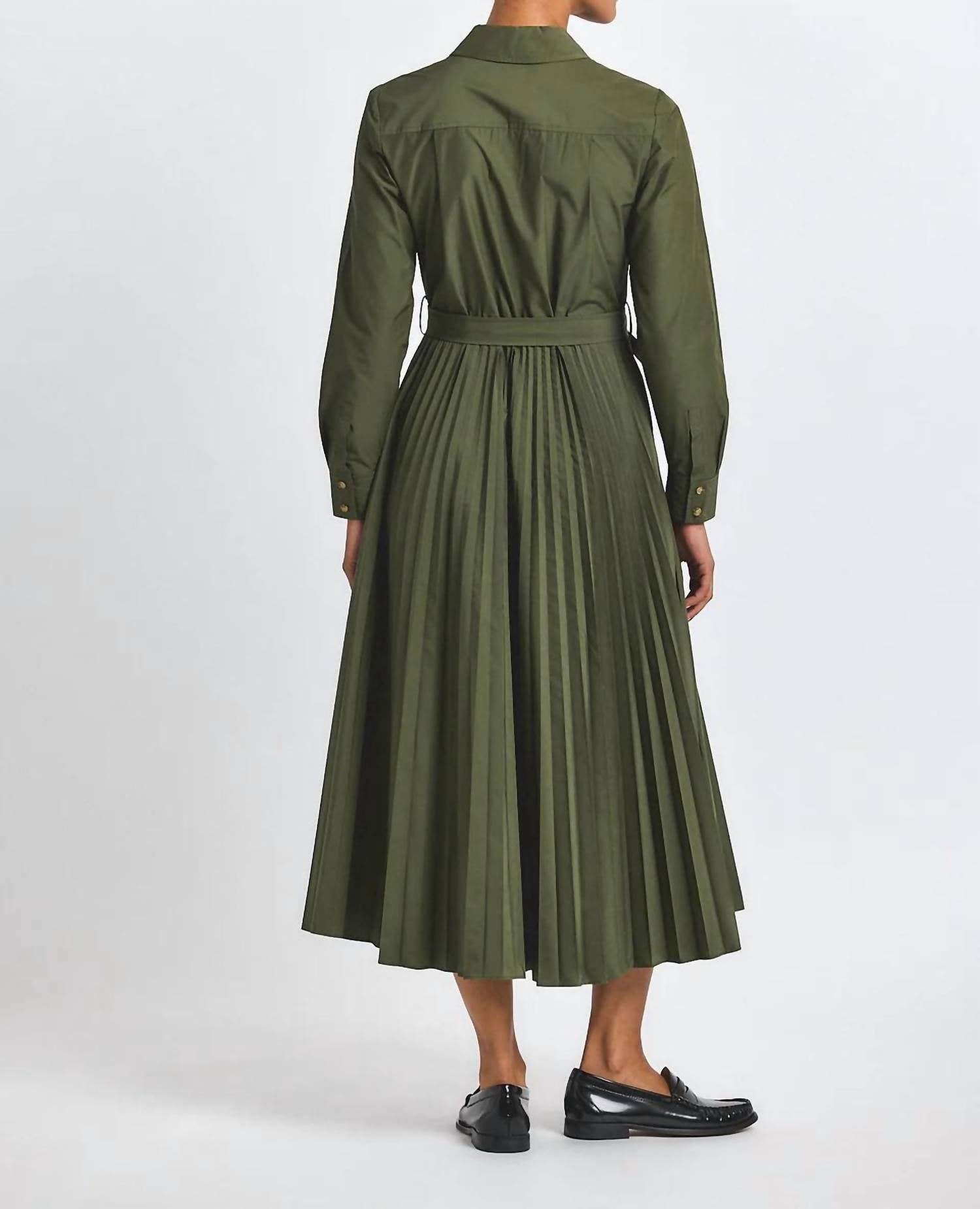 Derek Lam 10 Crosby - Kenza Pleated Shirt Dress