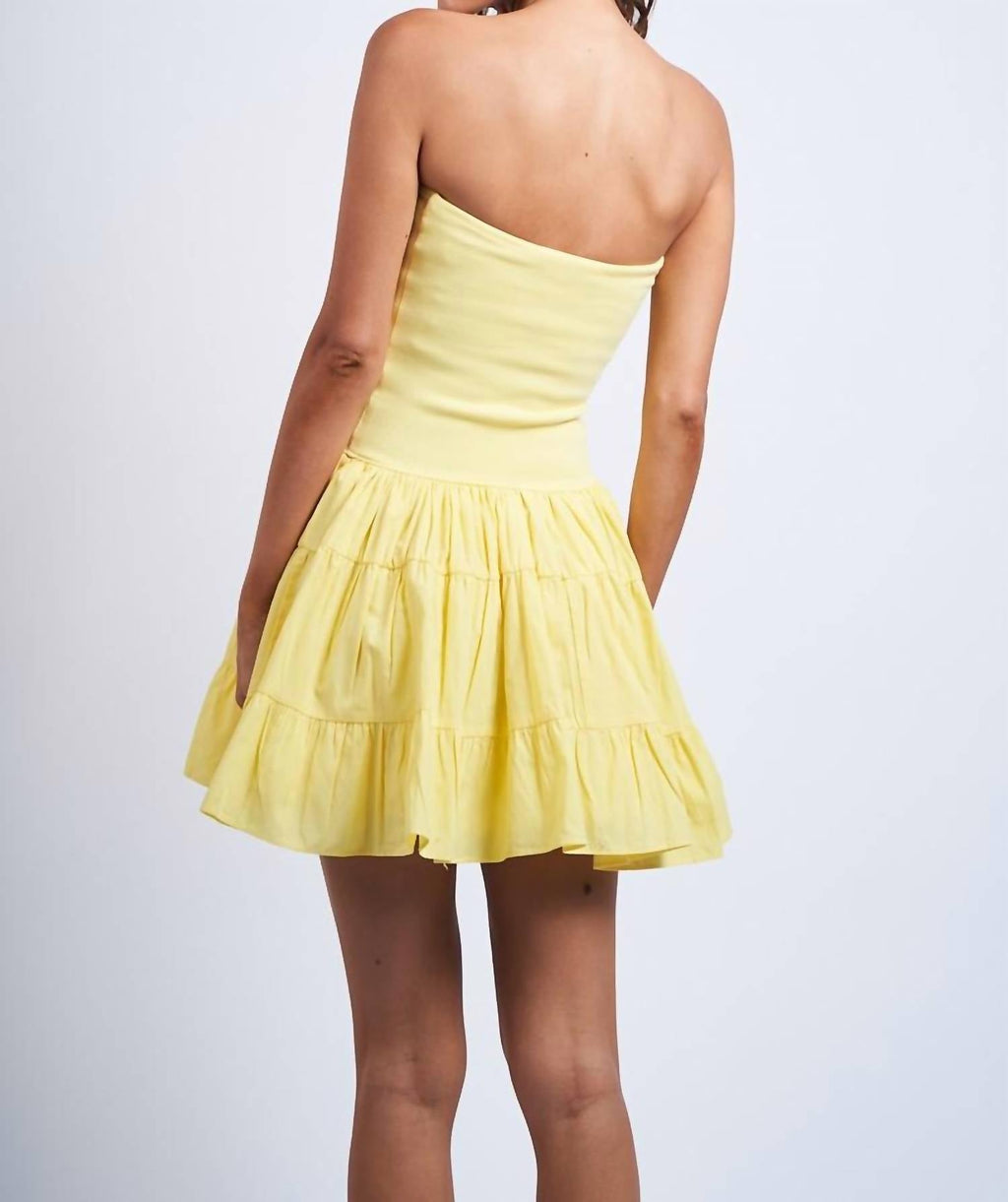 Sky To Moon - Women's Mixed Media Dress